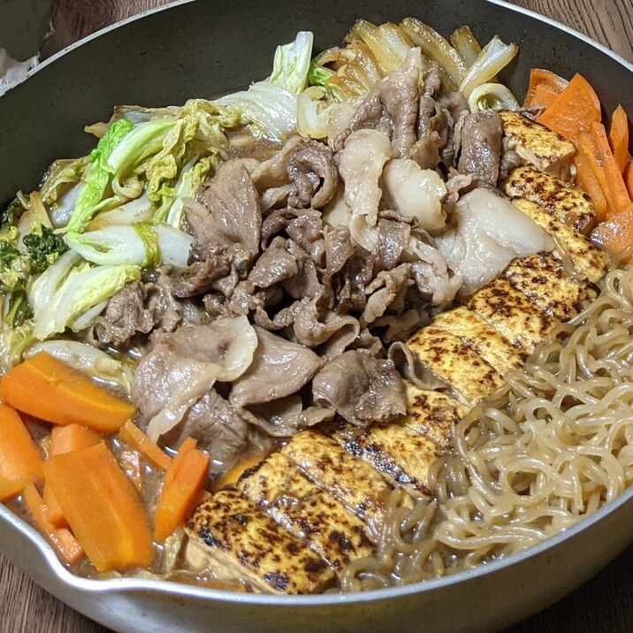 すき焼き〜肉は炒めて取り出して作るスタイル〜